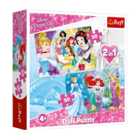 Пазли Trefl Принцеси 2в1 50+50 шт. (90812)