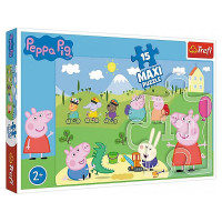 Пазли Trefl Щасливий день Свинки Пепи 15ел MAXI (14334)