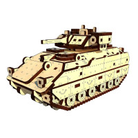 3D Пазли PAZLY дерев'яний конструктор Бредлі М2 196 дет (UPZ-017)