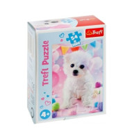 Пазли Trefl Симпатичні тварини: Біле цуценя 54 шт. (19633)