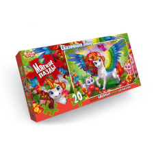 Пазли м'які Danko Toys Єдиноріжки 20 ел. (S20-08-03)