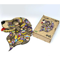 Пазли дерев'яні PuzzleOK фігурні 120 ел Відданий Сірко (PuzA3-03519)