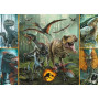 Пазли Trefl Супер форми XL Jurrasic world Незвичайні динозаври 160 ел (50026)