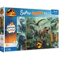 Пазли Trefl Супер форми XL Jurrasic world Незвичайні динозаври 160 ел (50026)