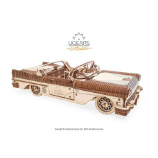 Механічний 3D пазл UGEARS Кабріолет мрії VM-05 (70073)