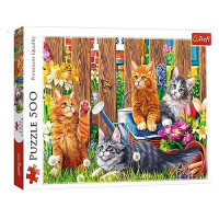 Пазли Trefl Котики в саду 500шт. (37326)