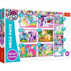 Пазли Trefl Щасливі поні Хасбро 10в1 (90380)