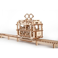 Механічний 3D пазл UGEARS Трамвай (70008)