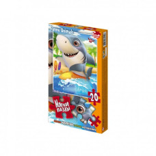 Пазли м'які Danko Toys Акула 20 ел. (S20-09-08)