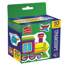 Гра розвиваюча Vladi toys Малюк зможе "Транспорт" магнітна 10 ел (VT3106-35)