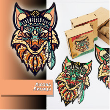 Пазли дерев'яні фігурні PuzzleOK Лісова лисиця (PuzA4-00017)