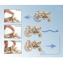 Механічний 3D пазл UGEARS Трактор (70003)