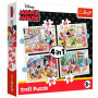 Пазли Trefl 4 в 1 Міні з друзями (34355)