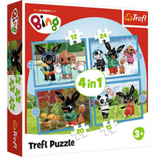 Пазли Trefl 4в1 Веселий Бінг 71 ел (34631)