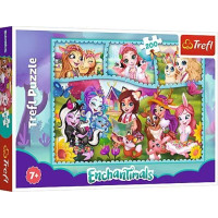 Пазли Trefl Загадковий світ Енчантімалс, Enchantimals 200шт. (13261)