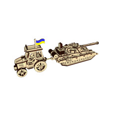 3D пазли PAZLY дерев'яний конструктор Український фермер (UPZ-005)