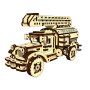 3D Пазли PAZLY дерев'яний конструктор Пожежне авто 230 деталей (UPZ-015)