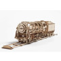Механічний 3D пазл UGEARS Локомотив з тендером (70012)