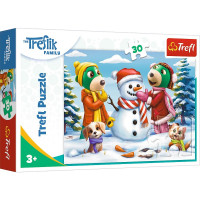 Пазли Trefl Зимові ігри Трефликів 30 ел (18300)