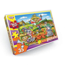 Пазли Danko Toys м'які великі деталі 35ел Зайченята (S35-10-09)