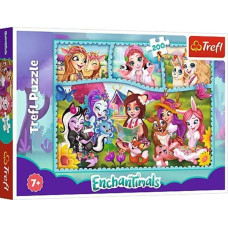 Пазли Trefl Загадковий світ Енчантімалс, Enchantimals 200шт. (13261)