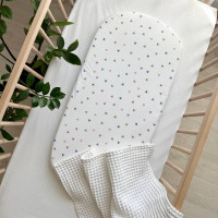 Простирадло у візочок Трикутники теракот