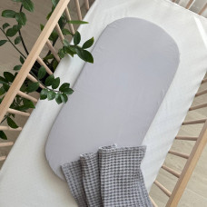 Простирадло у візочок Сіре