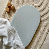 Простирадло у візочок муслін Сірий