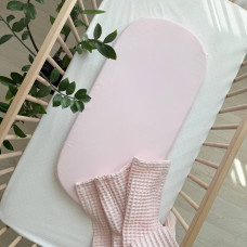 Простирадло у візочок Рожеве