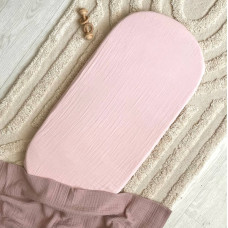 Простирадло у візочок муслін Пудра