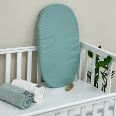 Водонепроникне простирадло у візочок мятне