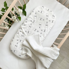 Простирадло у візочок Молоко