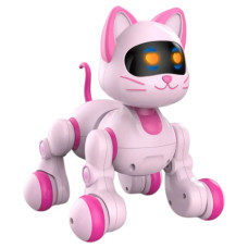 Іграшка дитяча на радіокеруванні Робо-кошеня 19 см тацює, світиться, їздить (MP6602)