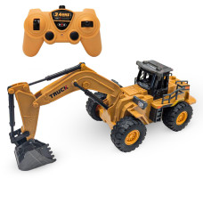 Будівельна техніка на радіокеруванні металевий ківш із світловими ефектами (555-8)