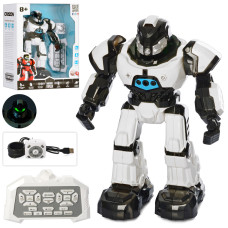 Робот на радіокеруванні Crazon з пультом та браслетом зі світловими та звуковими ефектами білий (MP1702WT)