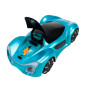Машинка на радіокеруваннні POWER MOTORS електромобіль із зарядною станцією та з світло-звуковими ефектами і парогенератором бірюзова (PM3419TF)