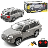 Машинка на радіокеруванні Люкс Авто Lexus LX з гумовими колесами 1:12 сіра (M4914GR)