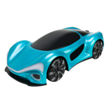 Машинка на радіокеруваннні POWER MOTORS електромобіль із зарядною станцією та з світло-звуковими ефектами і парогенератором бірюзова (PM3419TF)