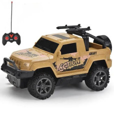 Машинка на радіокеруванні військовий джип 1:16 піщаний 22см (7032-2BG)