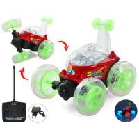 Машинка трюкова на радіокеруванні зі світловими ефектами червона (9802M-1RD)