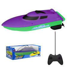 Радіокерована іграшка Катер закритий філетовий 26 см (0036-4-7MVL)