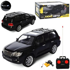 Машинка на радіокеруванні Люкс Авто Lexus LX з гумовими колесами 1:12 чорна (M4914BL)