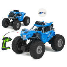 Машинка на радіокеруванні 2.4 GHz джип 1:18 з високою підвіскою синя 20 см (KY71BL)
