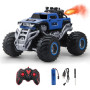 Машина на радіокеруванні Monster Truck світлові ефекти димогенератор (MK737A-BL)