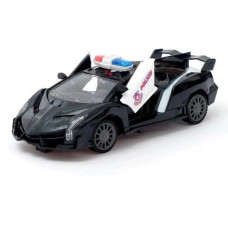 Машина на радіокеруванні поліцейський спорткар чорна (6169C-BC)