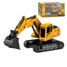 Екскаватор на радіокеруванні з рухомим ковшем жовтий (163-E8216AYL)