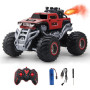 Машина на радіокеруванні Monster Truck світлові ефекти, димогенератор (MK737A-RD)
