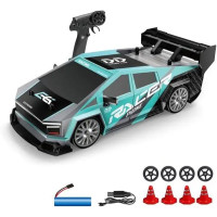 Машина для дрифту Cybercar sport 1:24 на дистанційному керуванні бірюзова (8603E-TF)