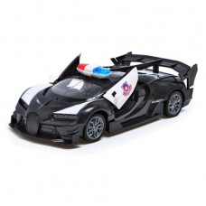 Машина на радіокеруванні поліцейський спорткар чорно-біла (6169C-BCWT)