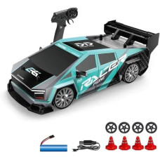 Машина для дрифту Cybercar sport 1:24 на дистанційному керуванні бірюзова (8603E-TF)